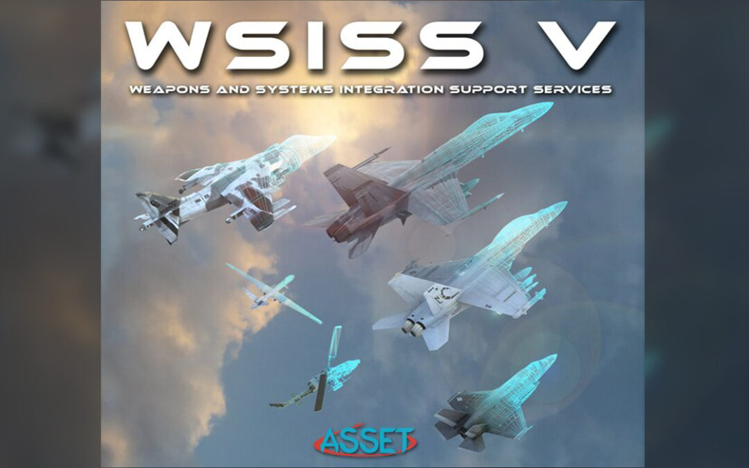 WSISS V Weapons and Systems Integration Support Services cover photo - F-18, F-35, AV-8B, EA-18G, Black Hawk & UAV